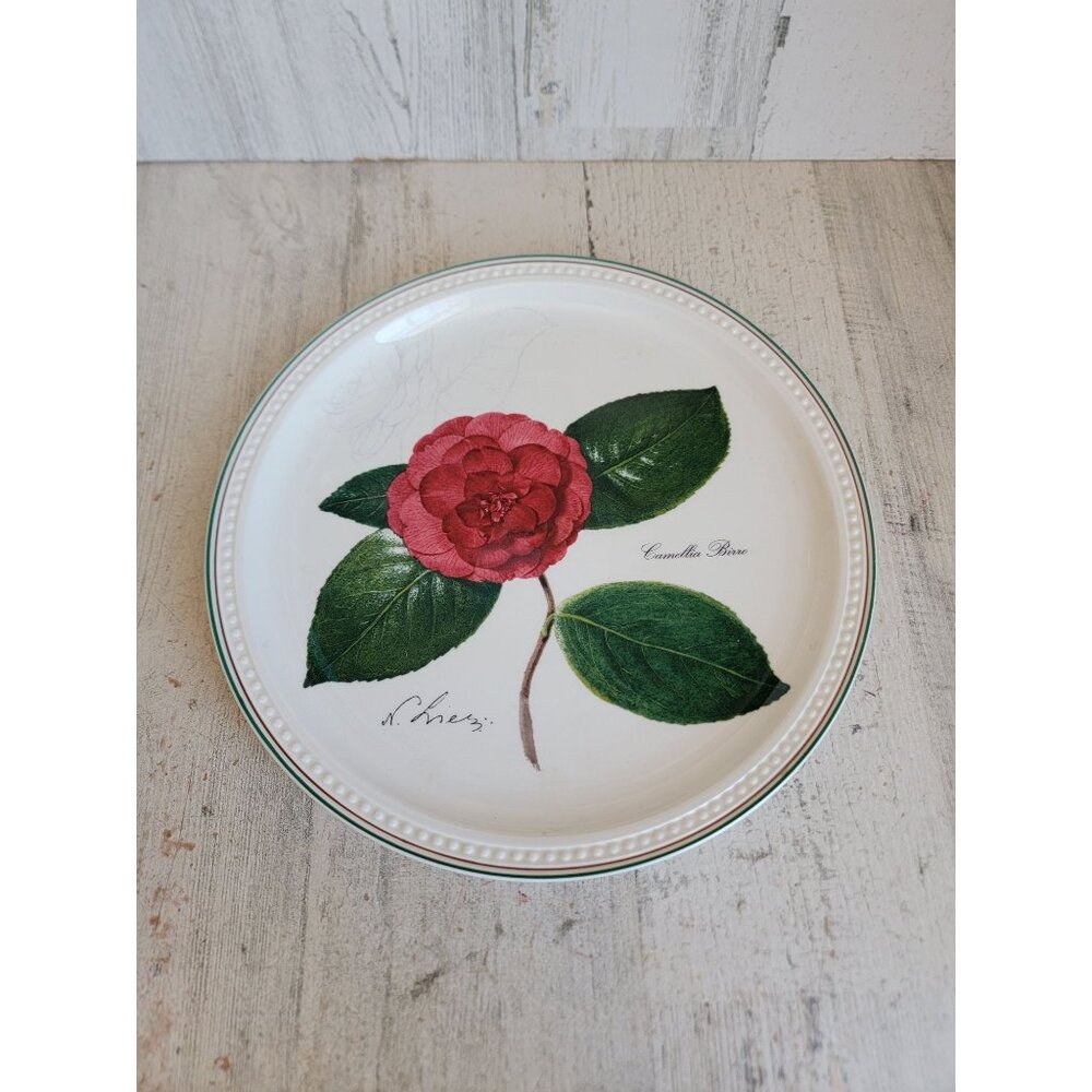 Villieroy Boch Camellia birro rose plate flower vintage home‎ decor kitchen
